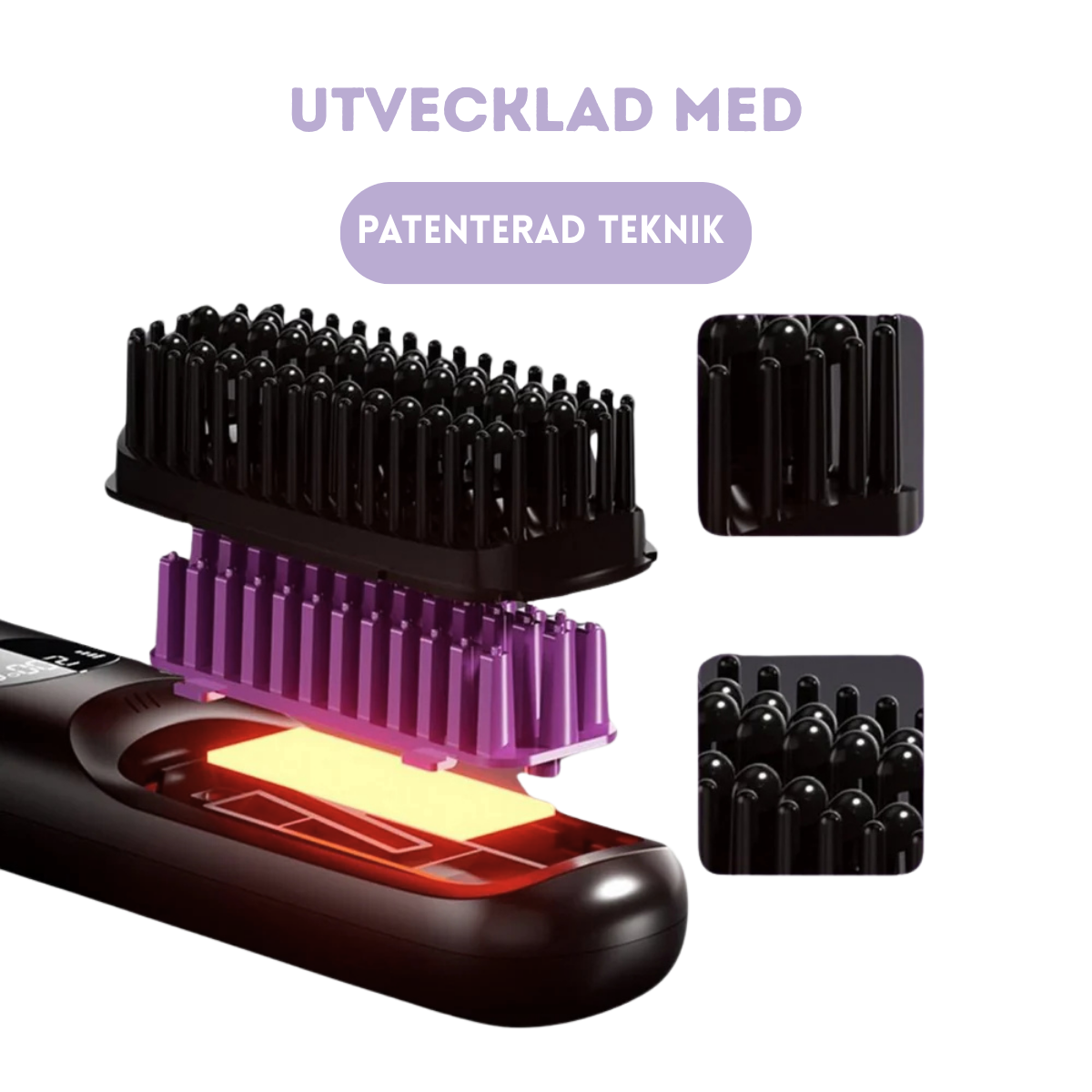 Nuvéra™ AirBrush PRO - Portabel värmeborste för perfekt hår var du än är