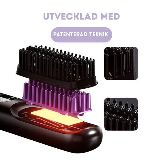 Nuvéra™ AirBrush PRO - Portabel värmeborste för perfekt hår var du än är