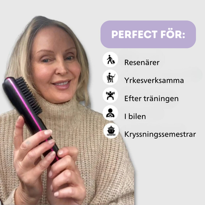 Nuvéra™ AirBrush PRO - Portabel värmeborste för perfekt hår var du än är
